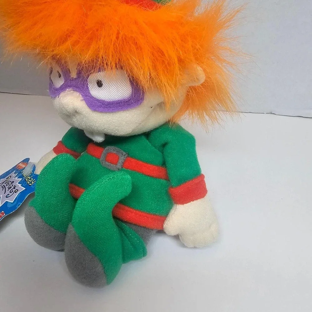 Vintage 90s Rugrats Holiday Bean Bag Plush. Chucky‎
